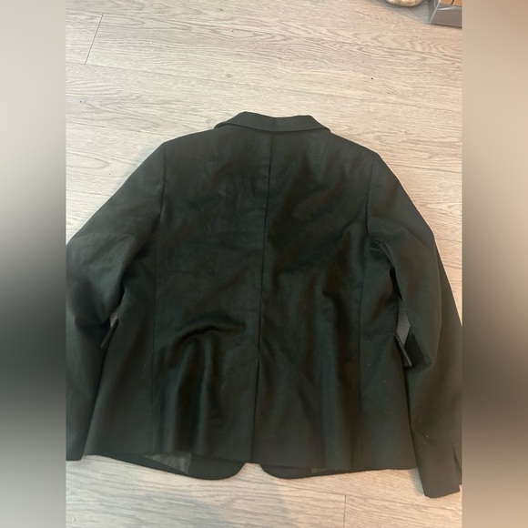 Akris Punto Wiool Cashmere Black Blazer Size M - Picture 5 of 7